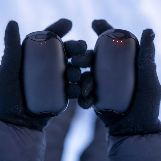 Dual Palm oplaadbare handwarmers - Nooit meer koude handen