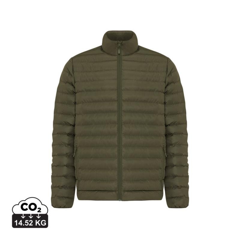 iqoniq Maiko gewatteerde jas heren Khaki