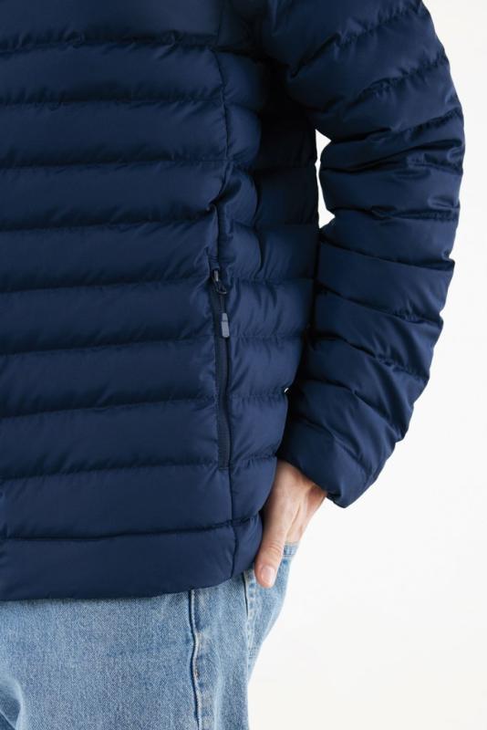iqoniq Maiko gewatteerde jas heren Navy