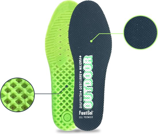 Footgel Outdoor Trekking inlegzolen