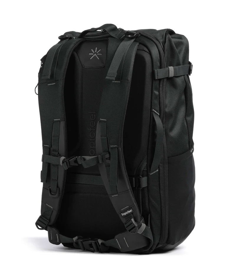 Tropicfeel Shell All Black - Backpack 20L - uitbreidbaar naar 40L