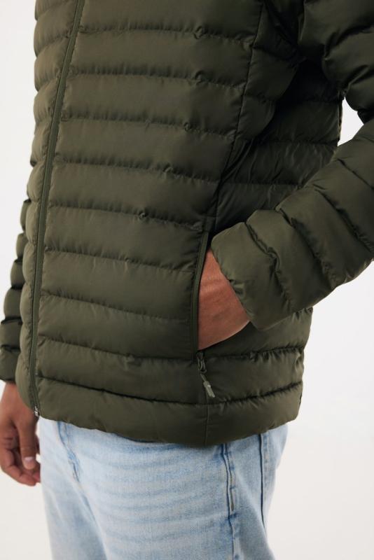 iqoniq Maiko gewatteerde jas heren Khaki