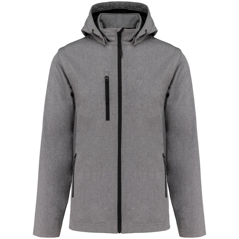 Kariban K422 softshell jas - Marl Grey
