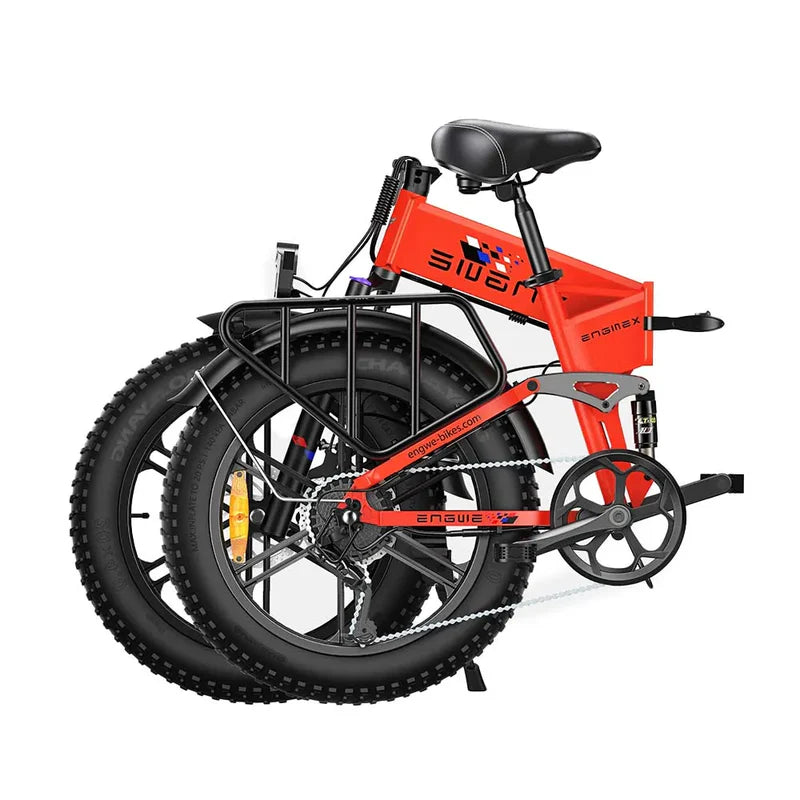 ENGWE Engine X Elektrische Vouwfiets Rood- 100 km bereik