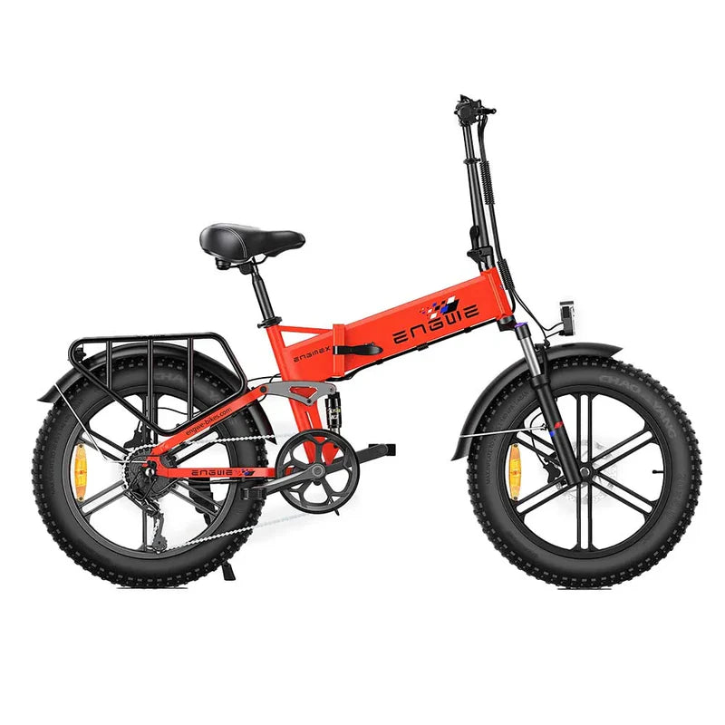 ENGWE Engine X Elektrische Vouwfiets Rood- 100 km bereik