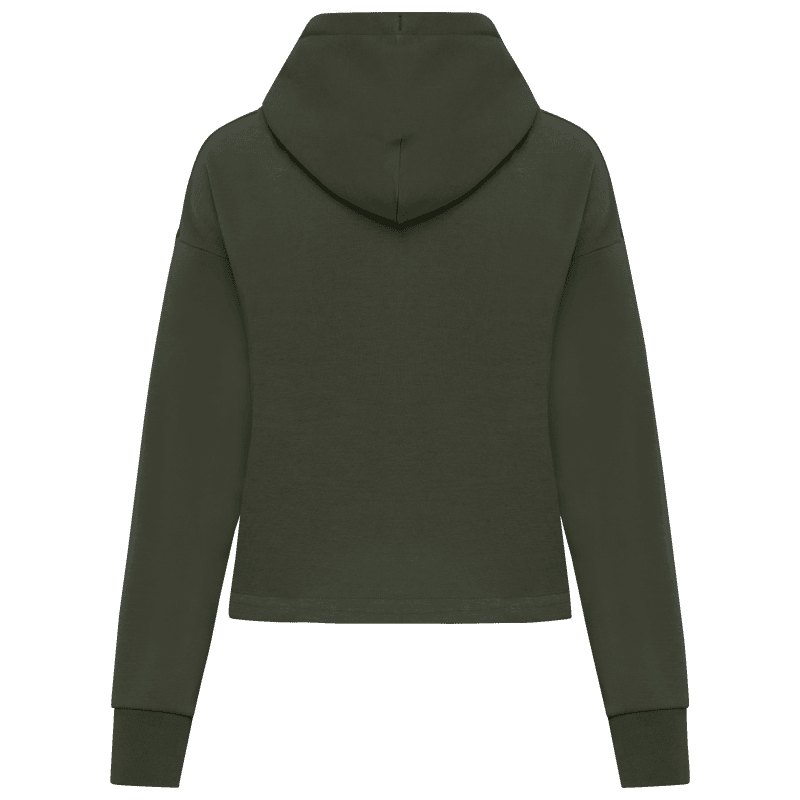 Native Spirit NS409 sweatvest met capuchon dames Ivoor