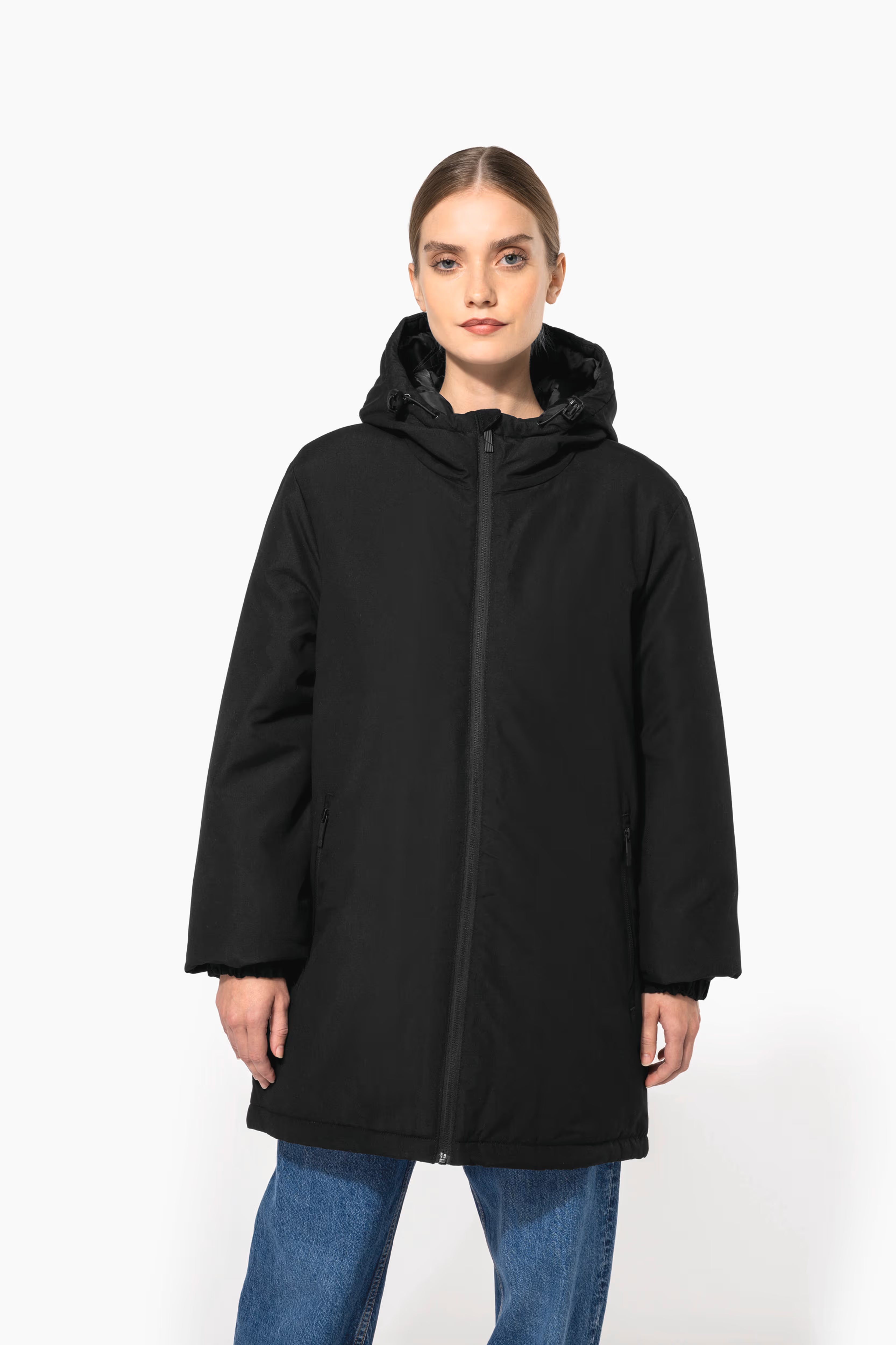 Kariban K6152 Gerecyclede Parka Vrouwen met Capuchon