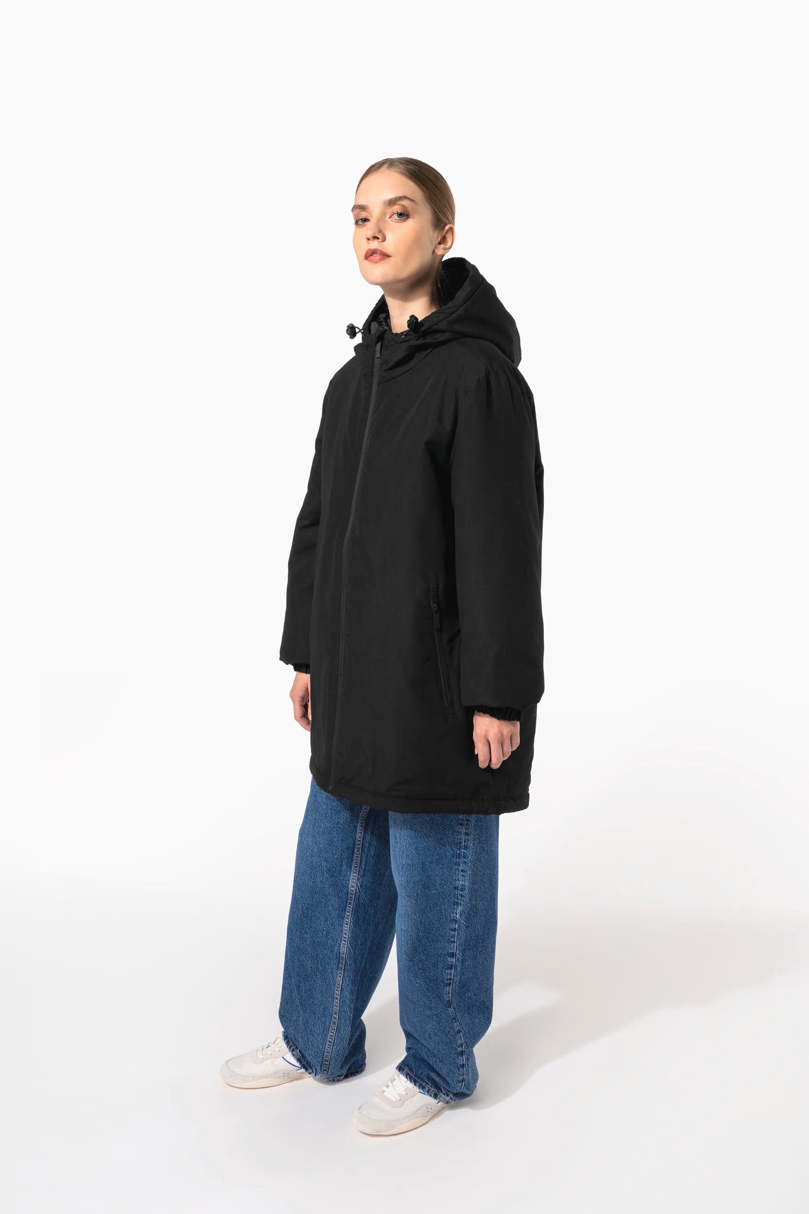 Kariban K6152 Gerecyclede Parka Vrouwen met Capuchon