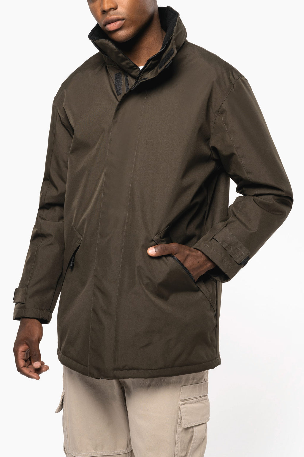 Kariban K677 Deep Khaki model voor