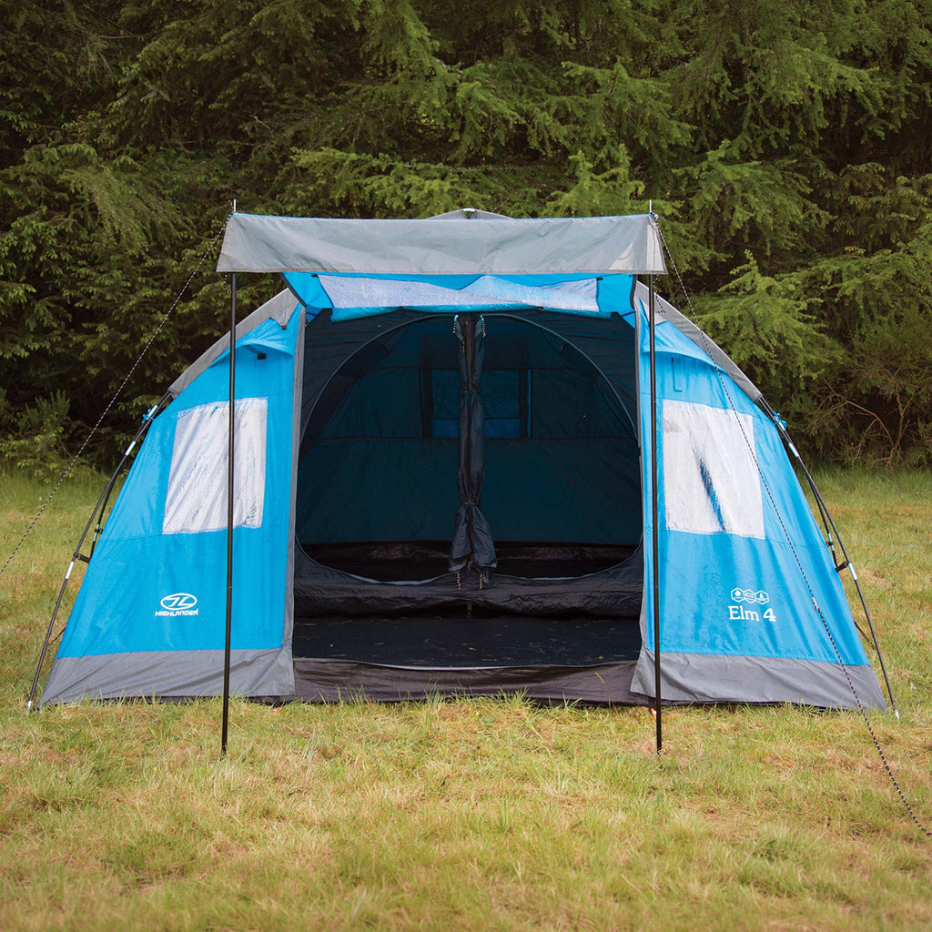 Highlander Elm 4 tent geopend