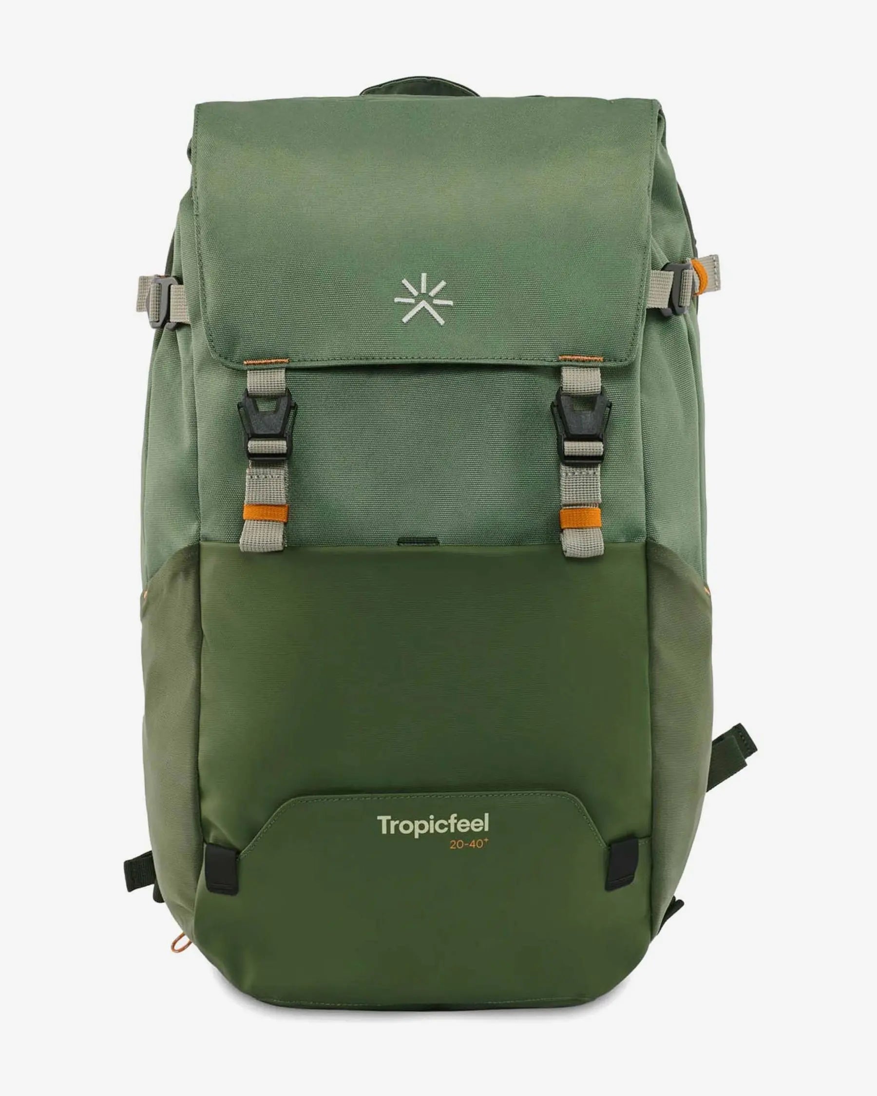 Tropicfeel Shell Bronze Green - Backpack 20L - uitbreidbaar naar 40L