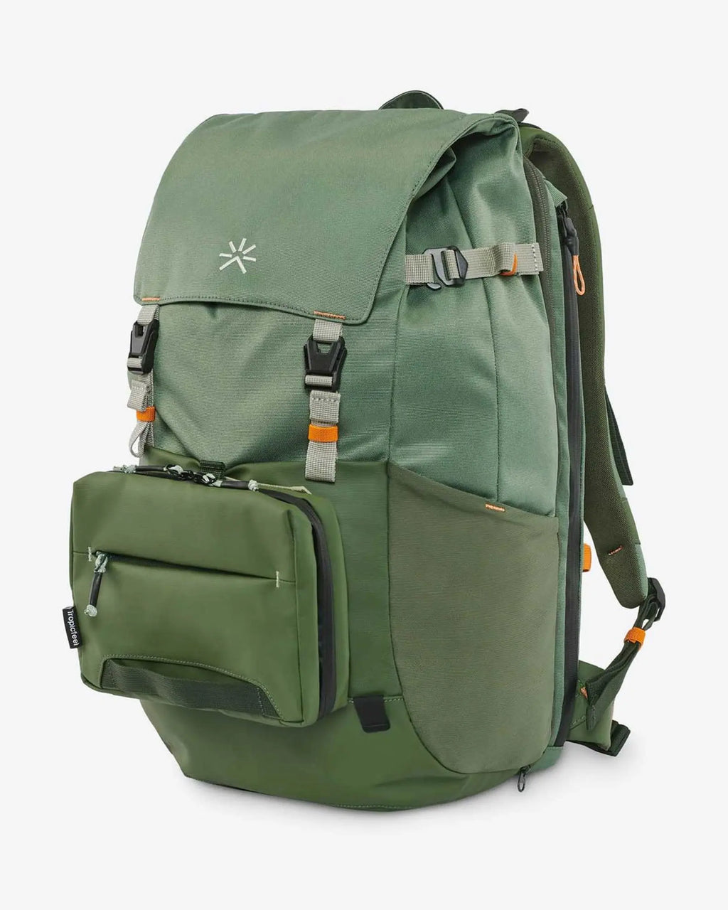 Tropicfeel Shell Bronze Green - Backpack 20L - uitbreidbaar naar 40L