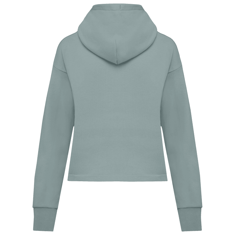 Native Spirit NS409 sweatvest met capuchon dames Jadegroen