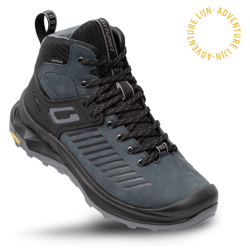 Grisport Journey Mid Blauw Wandelschoen – Comfort, Grip & Stijl - Categorie A/B