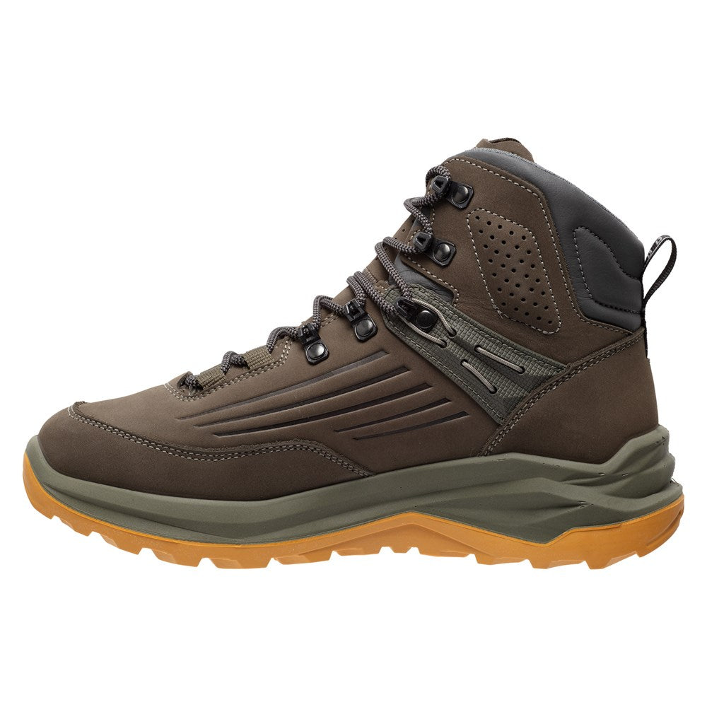 Grisport Outlander Mid – Groen/Geel– Waterdichte Unisex Wandelschoen met Vibram Zool - Categorie A/B
