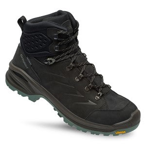 Grisport Terrain Mid Zwart – Waterdichte Unisex Wandelschoen met Vibram Zool - Categorie A/B