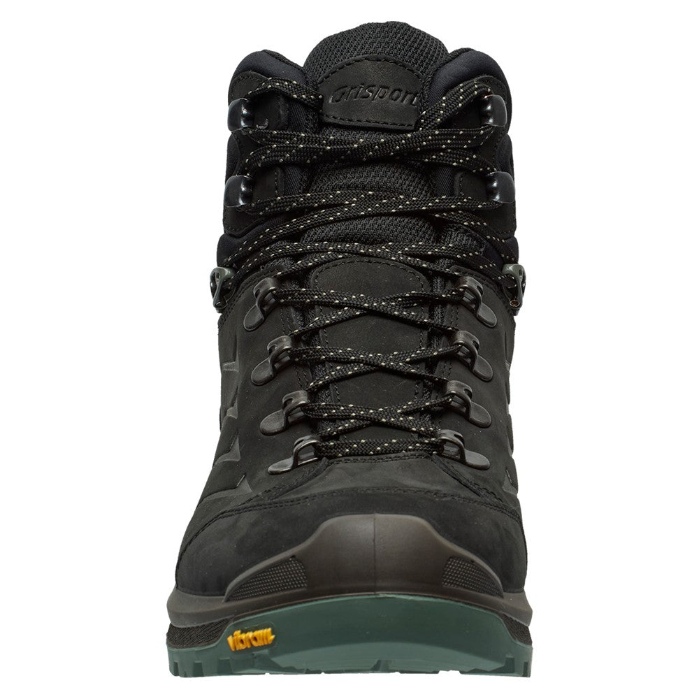 Grisport Terrain Mid Zwart – Waterdichte Unisex Wandelschoen met Vibram Zool - Categorie A/B