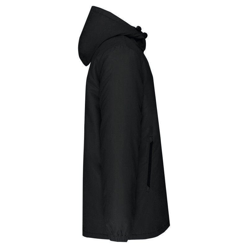 Kariban K6152 parka Black achterkant