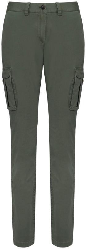 Native Spirit NS741 cargobroek dames - Washed Organic Khaki