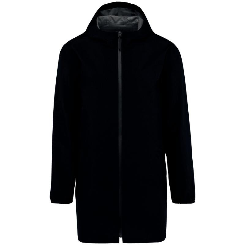 Native Spirit NS615 waterdichte unisex jas - Black