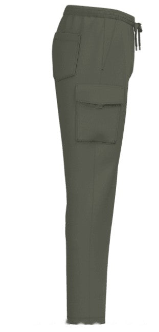 Native Spirit NS777 - Ecologische verwassen cargobroek heren in French Terry