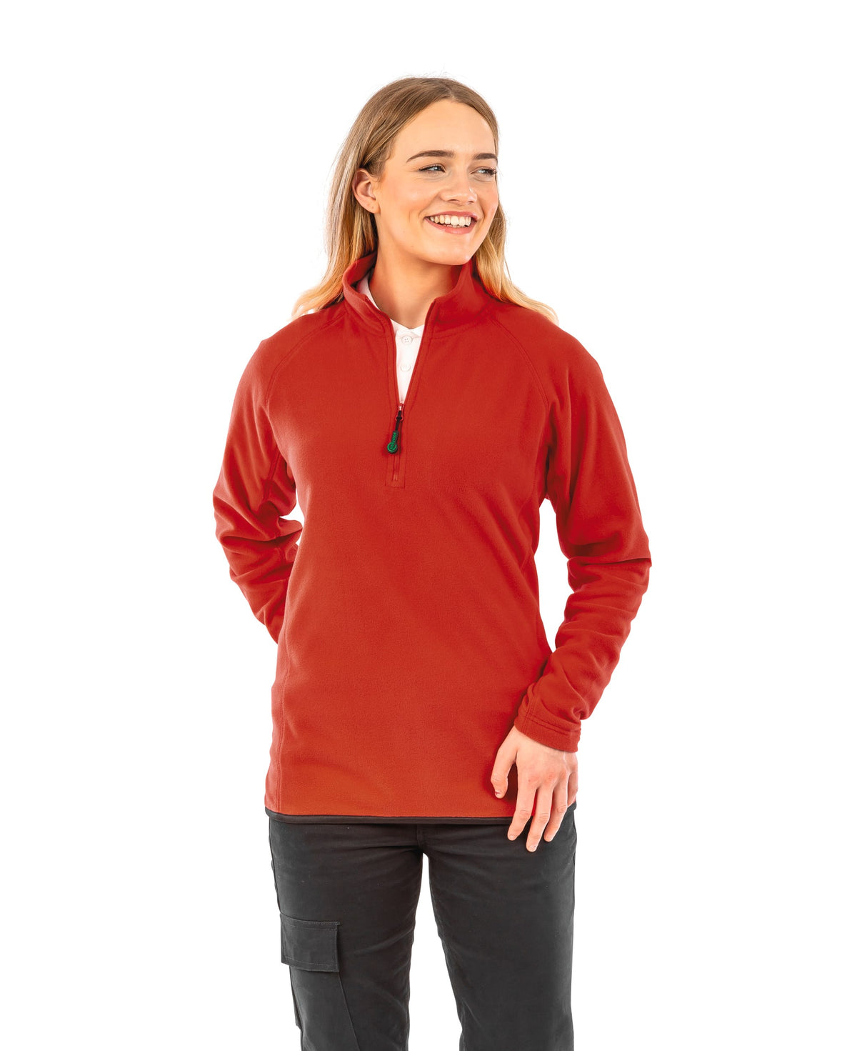 Result R905X - Unisex fleece midlayer met ritskraag