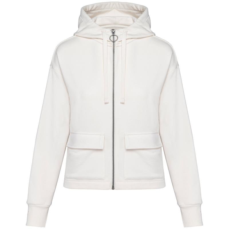 Native Spirit NS409 sweatvest met capuchon dames Khaki