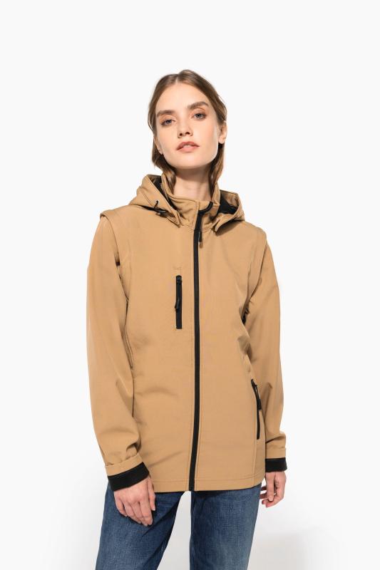Kariban K422 softshell jas detail