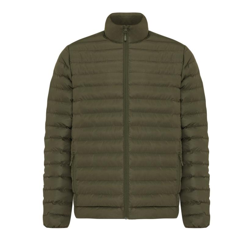 iqoniq Maiko gewatteerde jas heren Khaki